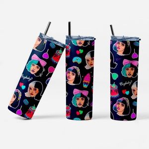 20 oz Stainless Steel Tumbler, Melanie Martinez “crybaby” collage Design -Gift